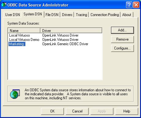 Data Source Configuration