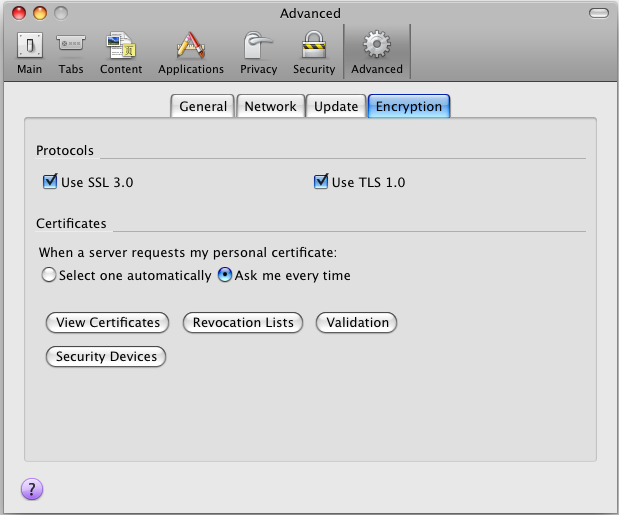 Setting Up Firefox