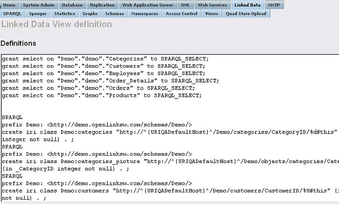 Generating Transient and/or Persistent Linked Data Views