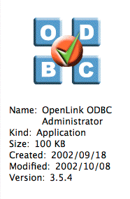 OpenLink ODBC Administrator icon