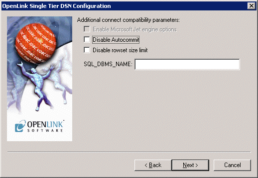 Additional Compatibility Parameters tab