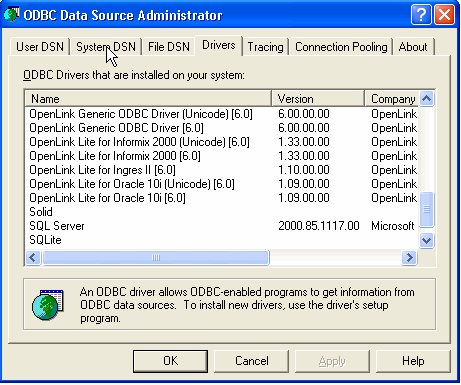 Data Source Configuration