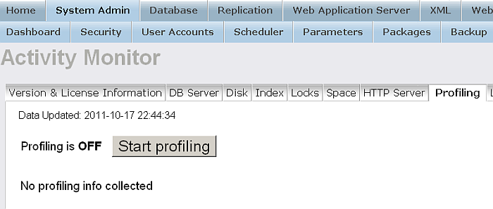 Monitor - Profiling