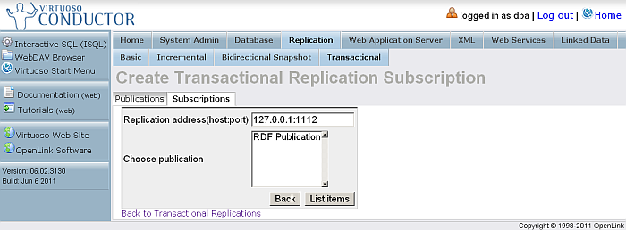 Bi-directional Replication Topology