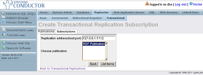 Bi-directional Replication Topology