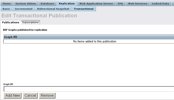 Bi-directional Replication Topology