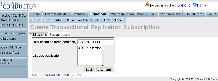 Bi-directional Replication Topology