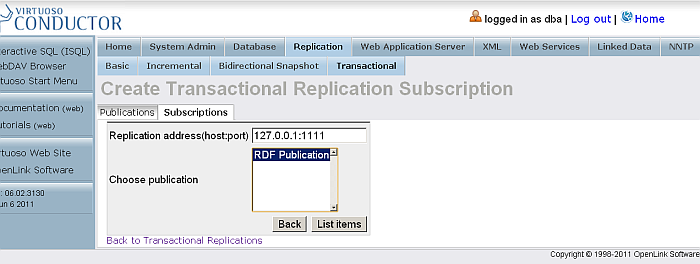 Bi-directional Replication Topology