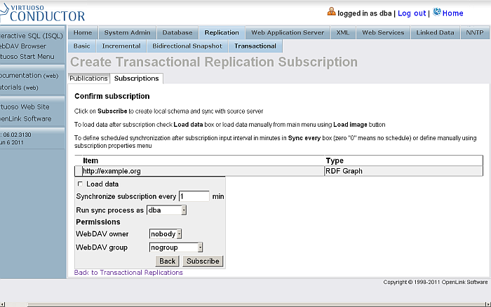 Bi-directional Replication Topology