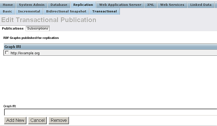 Bi-directional Replication Topology