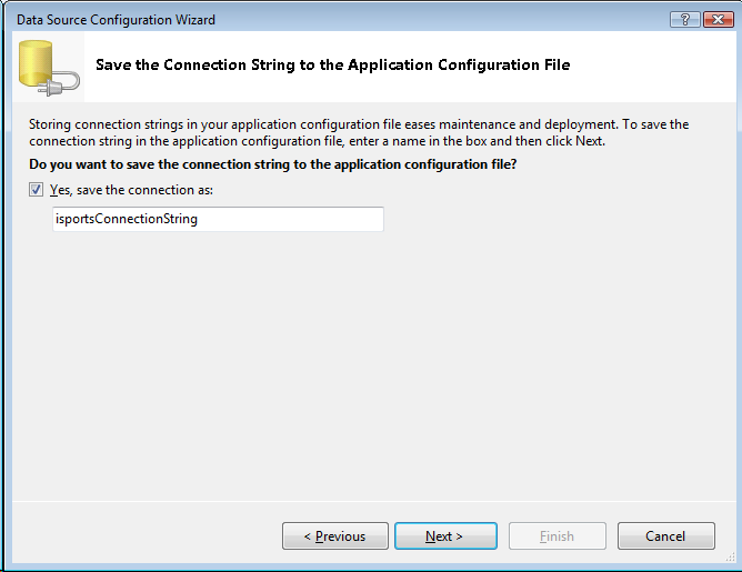 isportsConnectionString