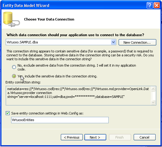 entity connect string