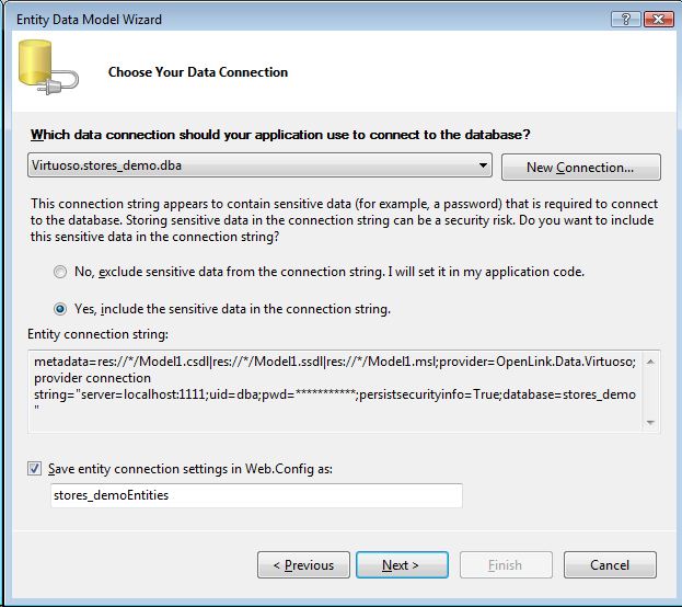 entity connect string