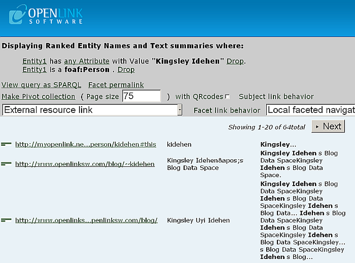 Faceted Navigation Example