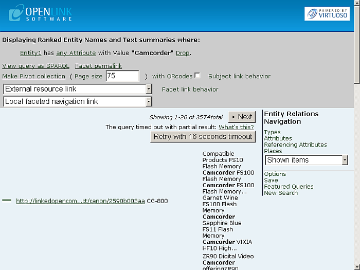 Faceted Navigation Example
