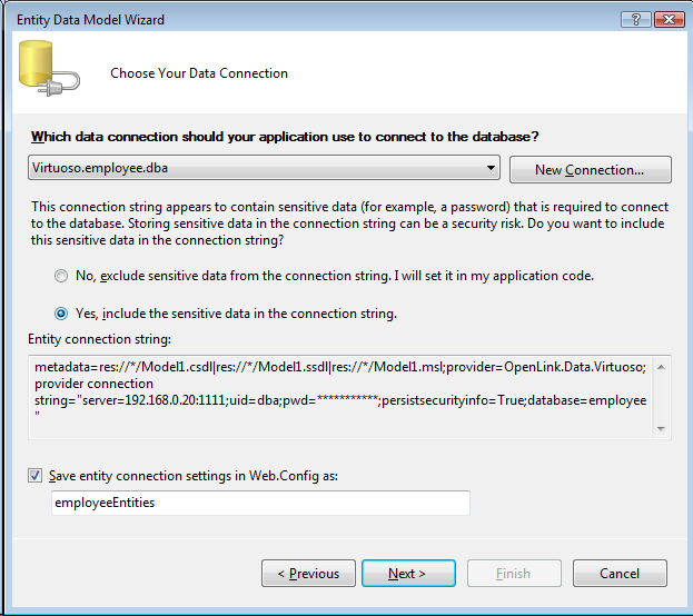 entity connect string