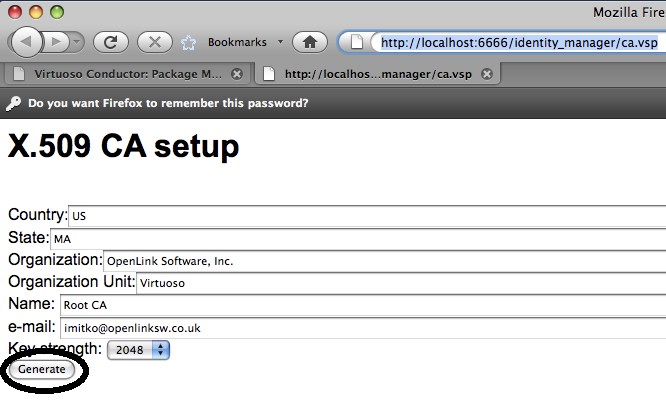 Setting-Up issuer CA
