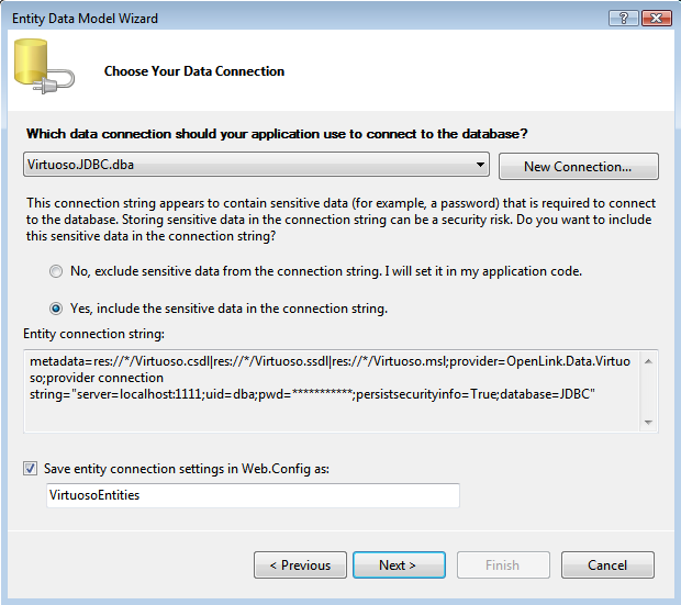 entity connect string