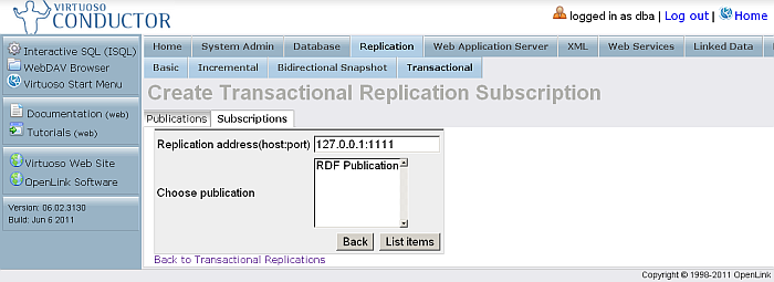Chain Replication Topology