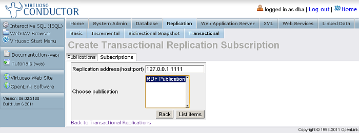 Chain Replication Topology