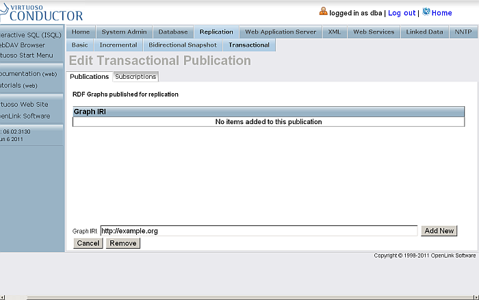 Chain Replication Topology