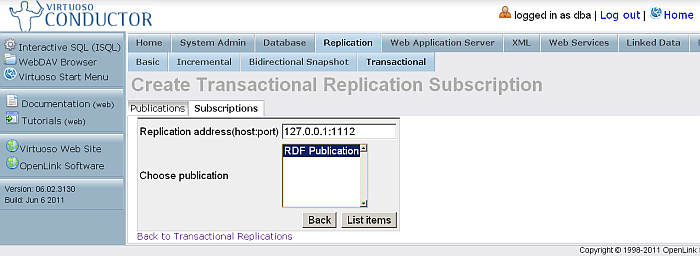 Chain Replication Topology