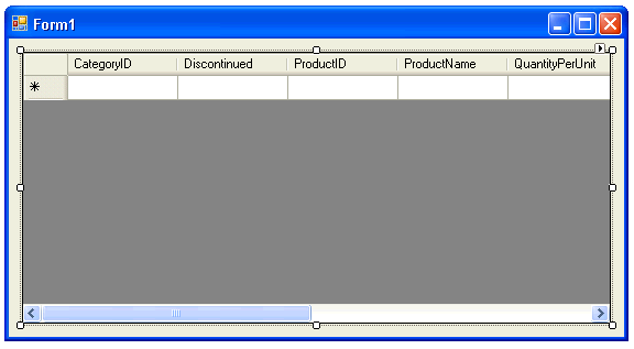 Resize the Form and DataGridView