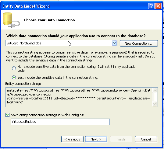 entity connect string