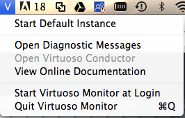 Mac OS X installer: Drag Virtuoso Application