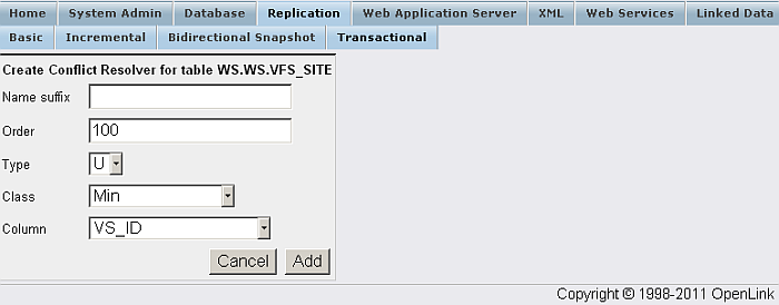 Transaction Replication - Resolvers