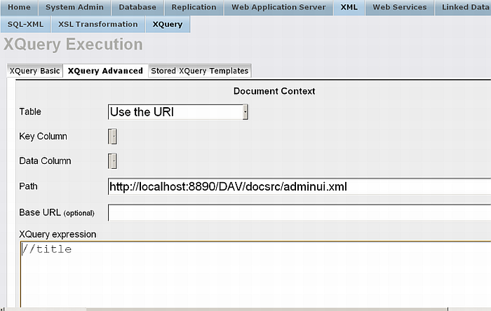 XPATH query on a file in WebDAV